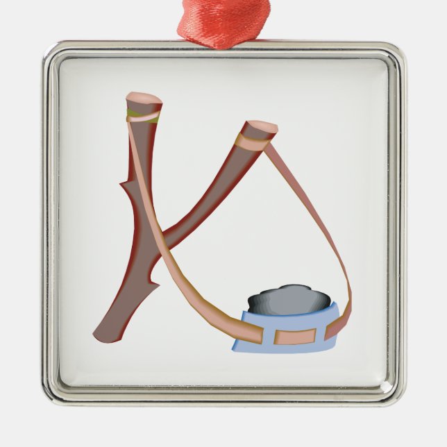 Slingshot Julgransprydnad Metall (Framsidan)