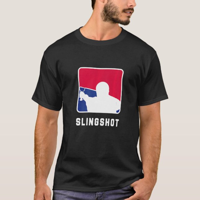 Slingshot Stone Slingshot Stone Slingshot Hunting T Shirt (Framsida)