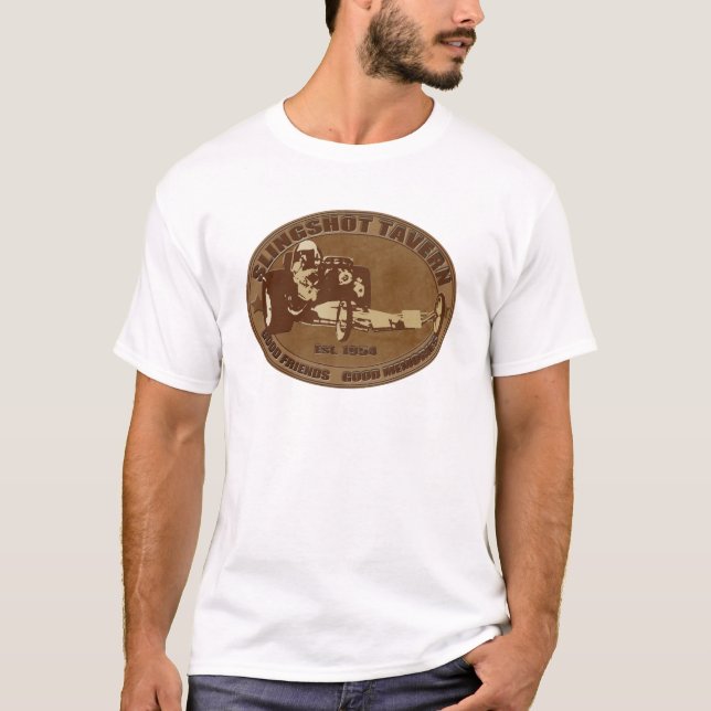 slingshotdragsterkrog tee shirt (Framsida)