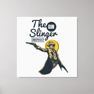 slingskanonkonspirationen canvastryck