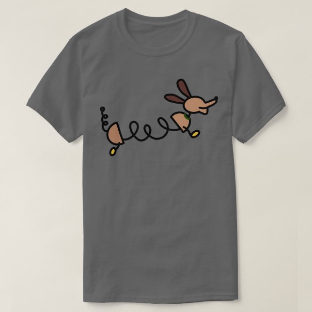 Slinky Hund Leksak Design  T Shirt (Design framsida)