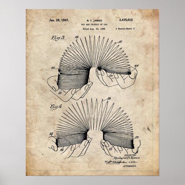 Slinky Patent Poster (Framsidan)