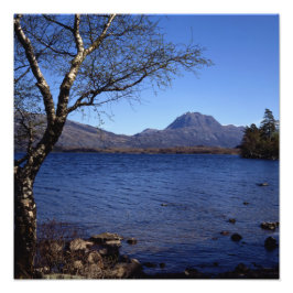 Slioch Loch Maree Wester Ross Skottland Fototryck