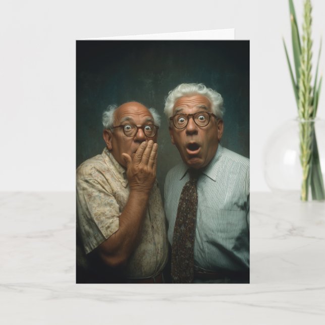 "Slip-Ons" födelsedag Kort (Framsida)