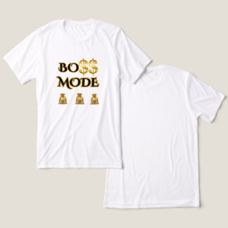 SLIPA HÅRT VIT GULD MOTIVATIONSGRAFIK MÄN T SHIRT