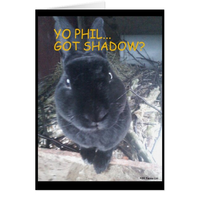 Slipat Hogdag-/påskkort Hälsningskort (Framsidan)