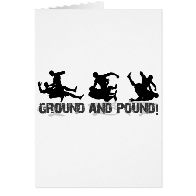 Slipat och dunka fodrar hälsningskort (Framsidan)