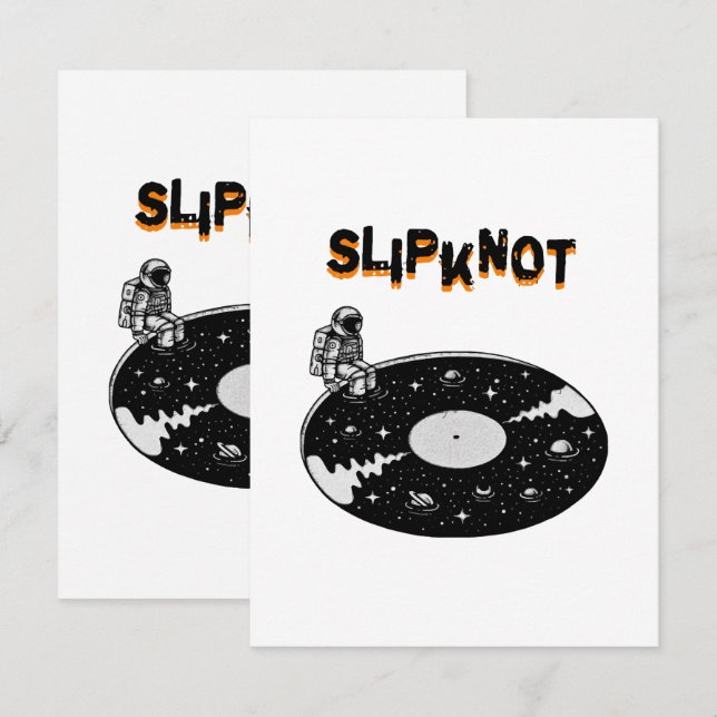 Slipknot bildkonst tilläggskort (Fram/baksida)