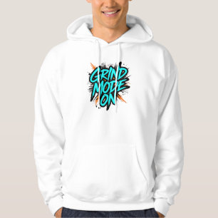 "Slipmode På" Motivationscitat Hoodie