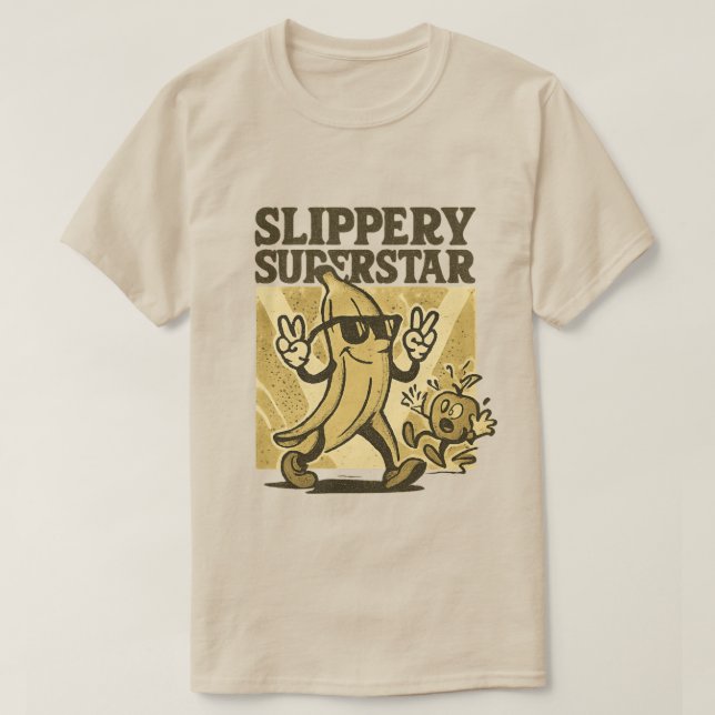 Slippar Superstar T Shirt (Design framsida)