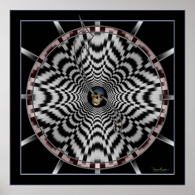Slippery Slope Life's Clock Poster (Framsidan)