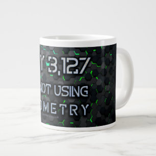 SlipperyJoe använder inte geometriförreglande hexa Jumbo Mugg