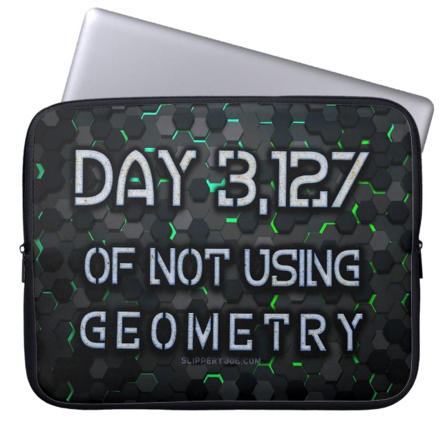 SlipperyJoe använder inte geometriförreglande hexa Laptop Fodral (Framsidan)