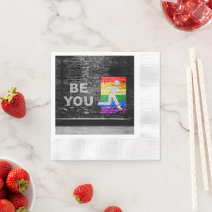 SlipperyJoe är din svarta tegelvägg som går på knu Pappersservett