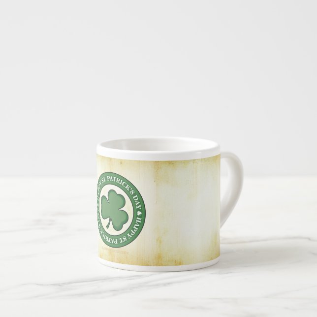 SlipperyJoe firar Saint patrick's day Iris Espressomugg (Framsida höger)