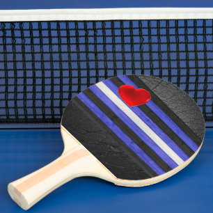 SlipperyJoe, Gay Leather Pride flagga, trä, svart Pingisracket