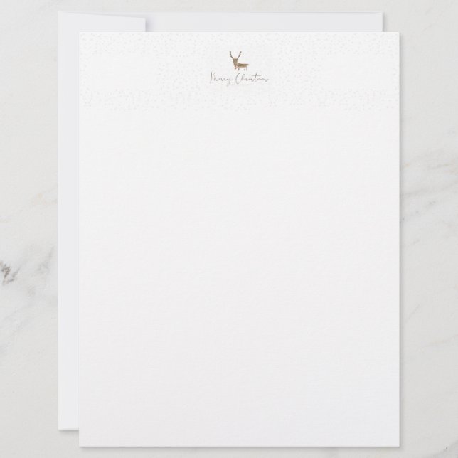 SlipperyJoe God jul renar röd näsa antl Brevhuvud (Framsida)