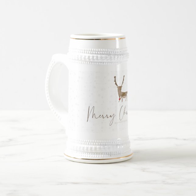 SlipperyJoe God jul renar röd näsa antl Sejdel (Framsida vänster)