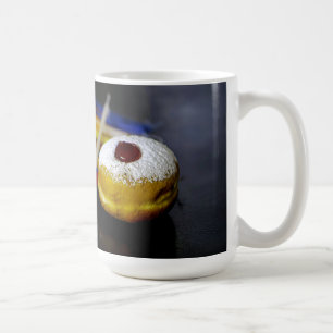 SlipperyJoe Hanukkah symbolisk stilleben högtid e Kaffemugg