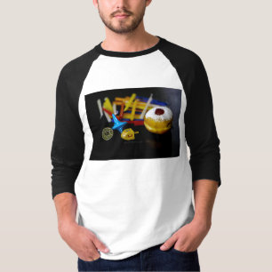 SlipperyJoe Hanukkah symbolisk stilleben högtid e T Shirt