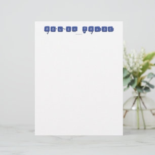 SlipperyJoe har 3-D blå isblock med Brevhuvud