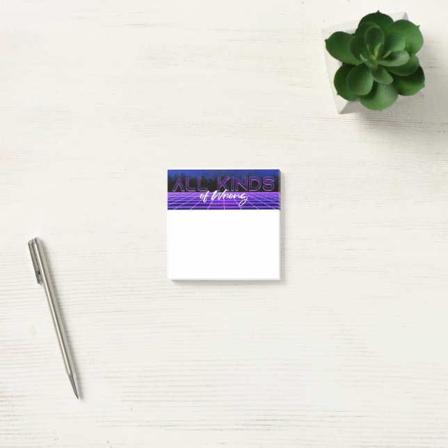 SlipperyJoe har fel typ av fet 3D-textrer 1 Post-it Block (Kontor)