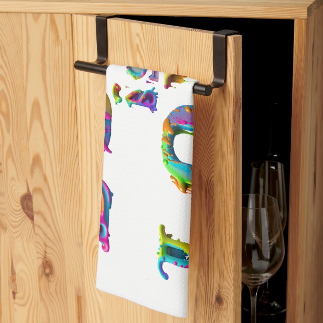 SlipperyJoe kärlek är kärlek som smälter dynamisk Kökshandduk (Thirds Fold)