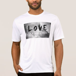 SlipperyJoe kärlek har ingen färg ras hudton gräns T Shirt