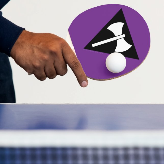 SlipperyJoe lesbisk pride flagga mäktig gay femini Pingisracket (Insitu)