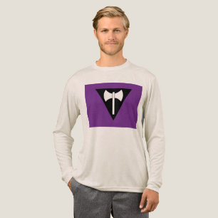 SlipperyJoe lesbisk stolthet flagga kraftfull gay T Shirt