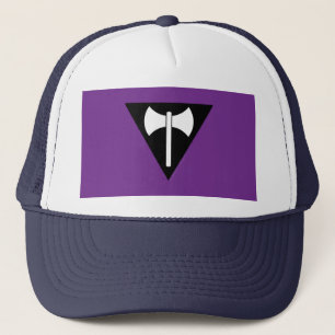 SlipperyJoe lesbisk stolthetsflagga kraftfull gay Keps