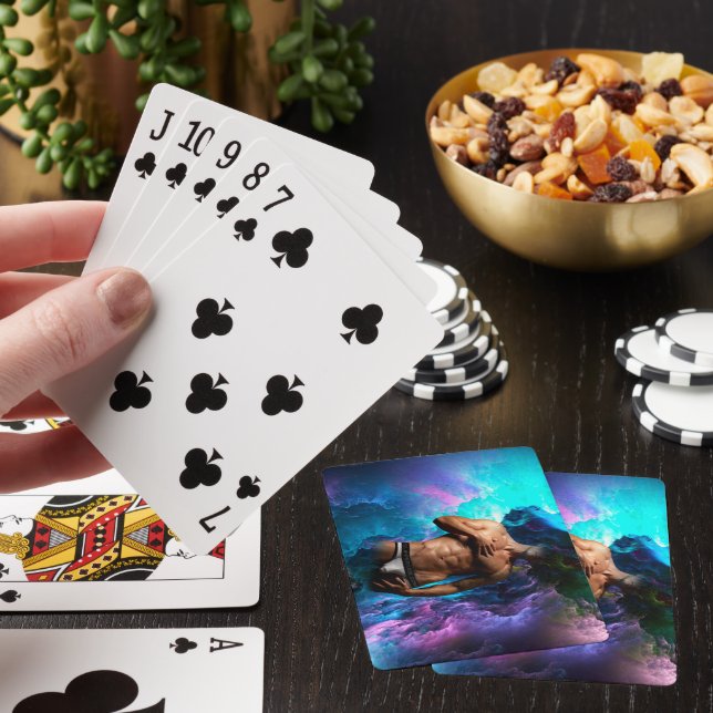 SlipperyJoe muskulär man underkläder skole vibrant Casinokort (På plats)