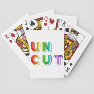 SlipperyJoe okapad livfull livlig neon regnbåge en Casinokort