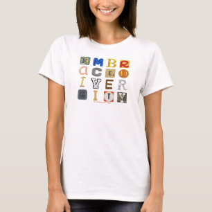 SlipperyJoe omfamna mångfaldsmetafor HBTQIA glo T Shirt
