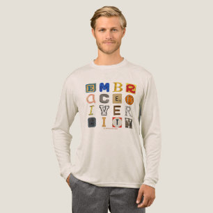 SlipperyJoe omfamna mångfaldsmetafor HBTQIA glo T Shirt