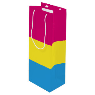 SlipperyJoe pansexuell stolthetsflagga rosa bärnst