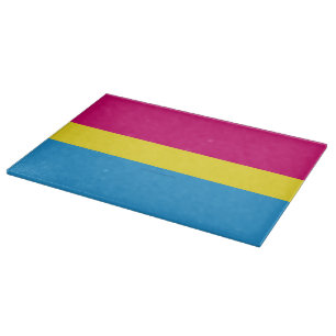 SlipperyJoe pansexuell stolthetsflagga rosa bärnst