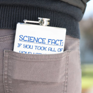 SlipperyJoe roliga säger att science fact Blue rem Fickplunta
