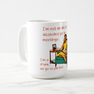 SlipperyJoe socialiserar drickande av vintage i pa Kaffemugg