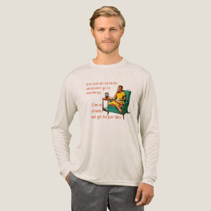 SlipperyJoe umgås dricker fest vintage kvinna T Shirt