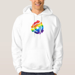 SlipperyJoe's 45 RPM-postadapter vibran Hoodie