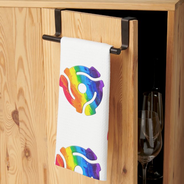 SlipperyJoe's 45 RPM-postadapter vibran Kökshandduk (Thirds Fold)