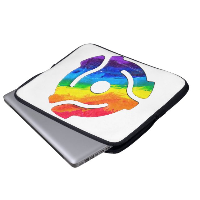 SlipperyJoe's 45 RPM-postadapter vibran Laptop Fodral (Framre botten)