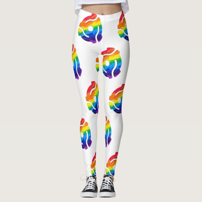 SlipperyJoe's 45 RPM-postadapter vibran Leggings (Framsida)