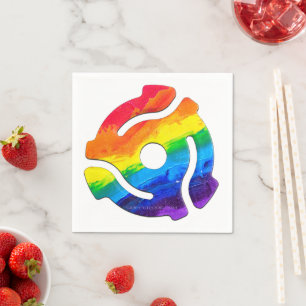 SlipperyJoe's 45 RPM-postadapter vibran Pappersservett