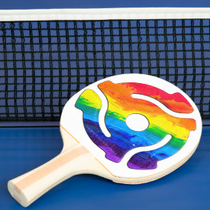 SlipperyJoe's 45 RPM-postadapter vibran Pingisracket