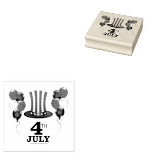 SlipperyJoe's 4 juli självständighetsdag klassisk  Stämpel