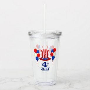 SlipperyJoe's 4 juli självständighetsdag klassisk Take Away Mugg