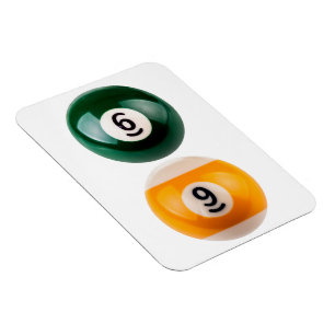 SlipperyJoes 69 hårda bassäng bord två miljarder b Magnet