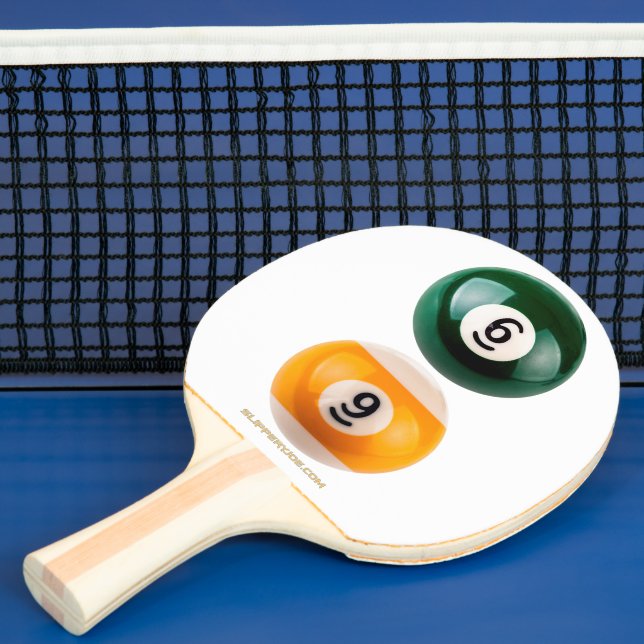 SlipperyJoes 69 hårda bassäng bord två miljarder b Pingisracket (Insitu)